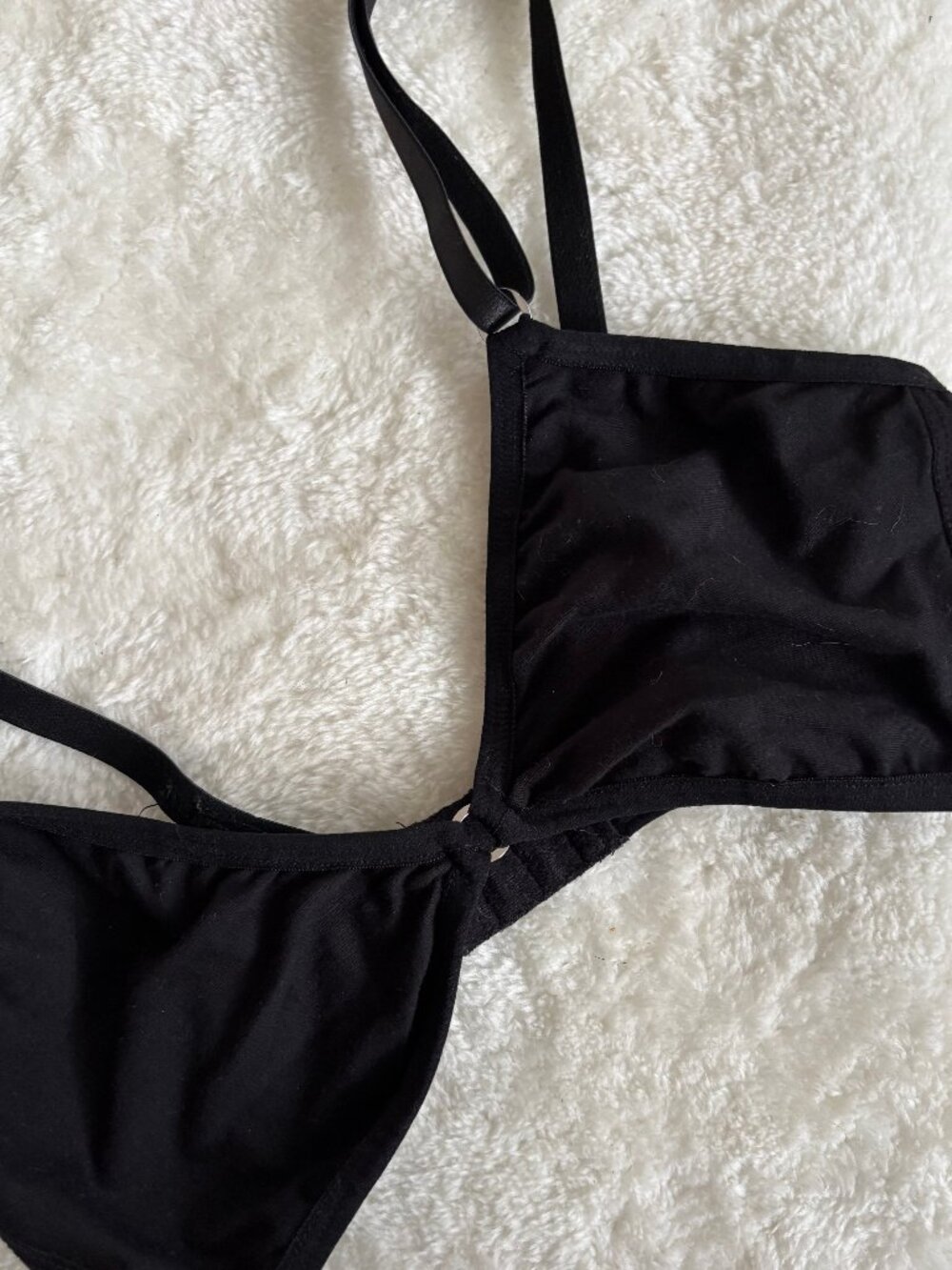 Bully Boy Cotton Lily Bra in Black